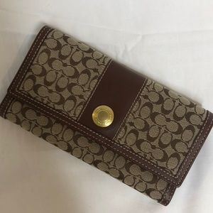 Coach Signature Full Size Wallet